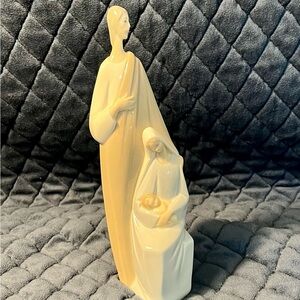 Lladró Glazed Holy Family - Joseph, Mary and baby Jesus